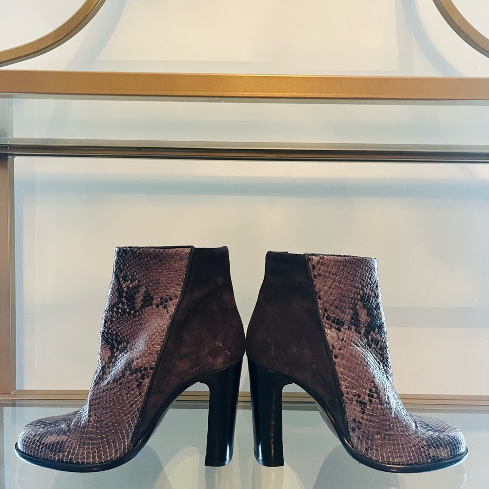 Rag & Bone Avery Python Asphalt Ankle Boot - image 2